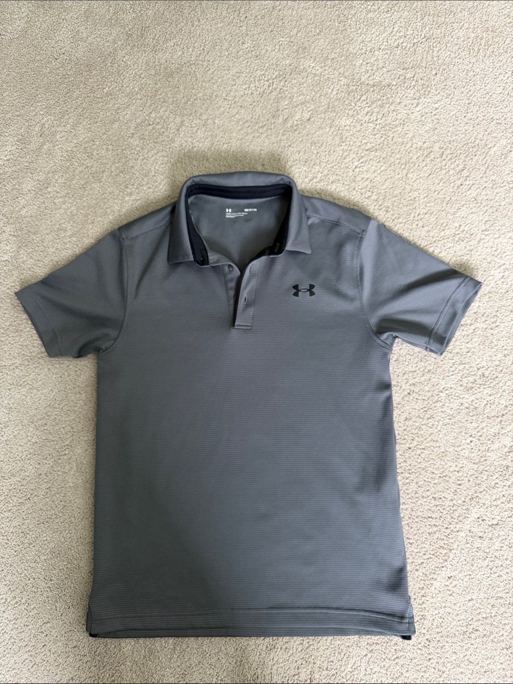 Under Armour Men's Charcoal Gray Performance Polo